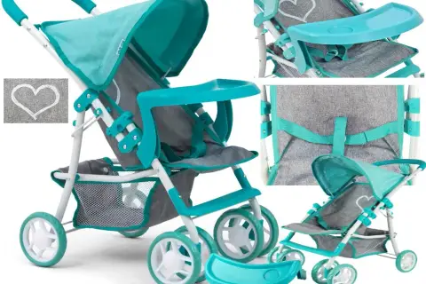 Spacerówka zabawka Knorr Toys – idealny wózek dla małych dziewczynek